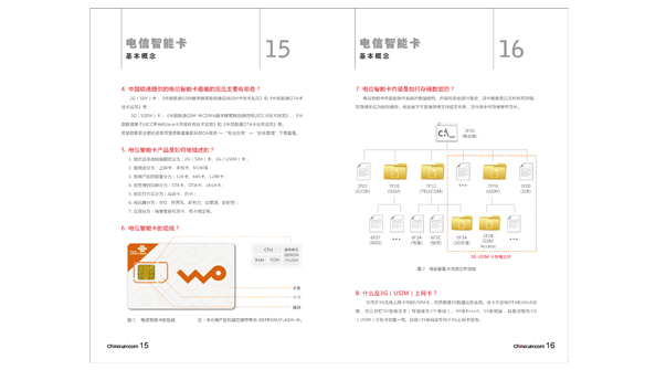 中国联通公司员工手册LOGO设计