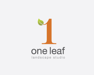 One Leaf logo设计理念