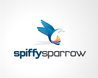 Spiffy Sparrow logo设计理念